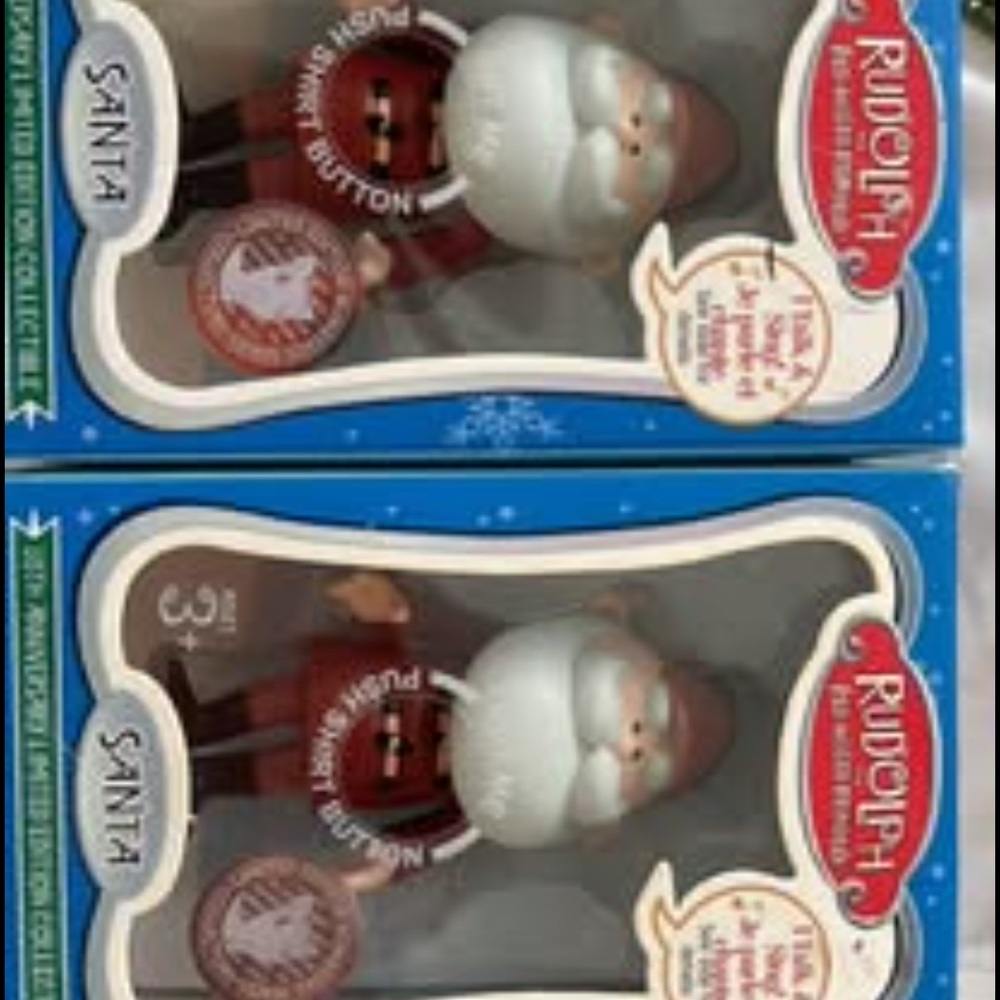 Santa Toy - Red and White